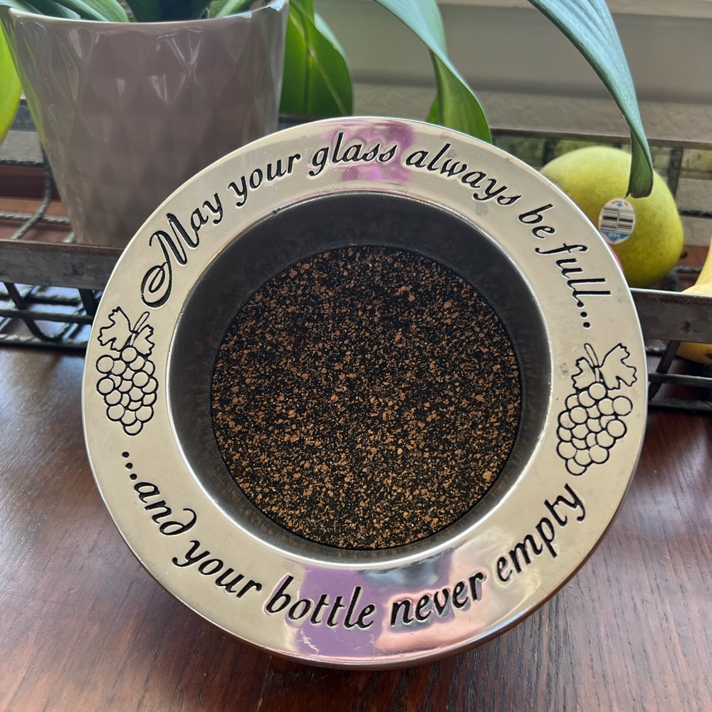 Wilton Armetale Pewter Wine Holder/Coaster